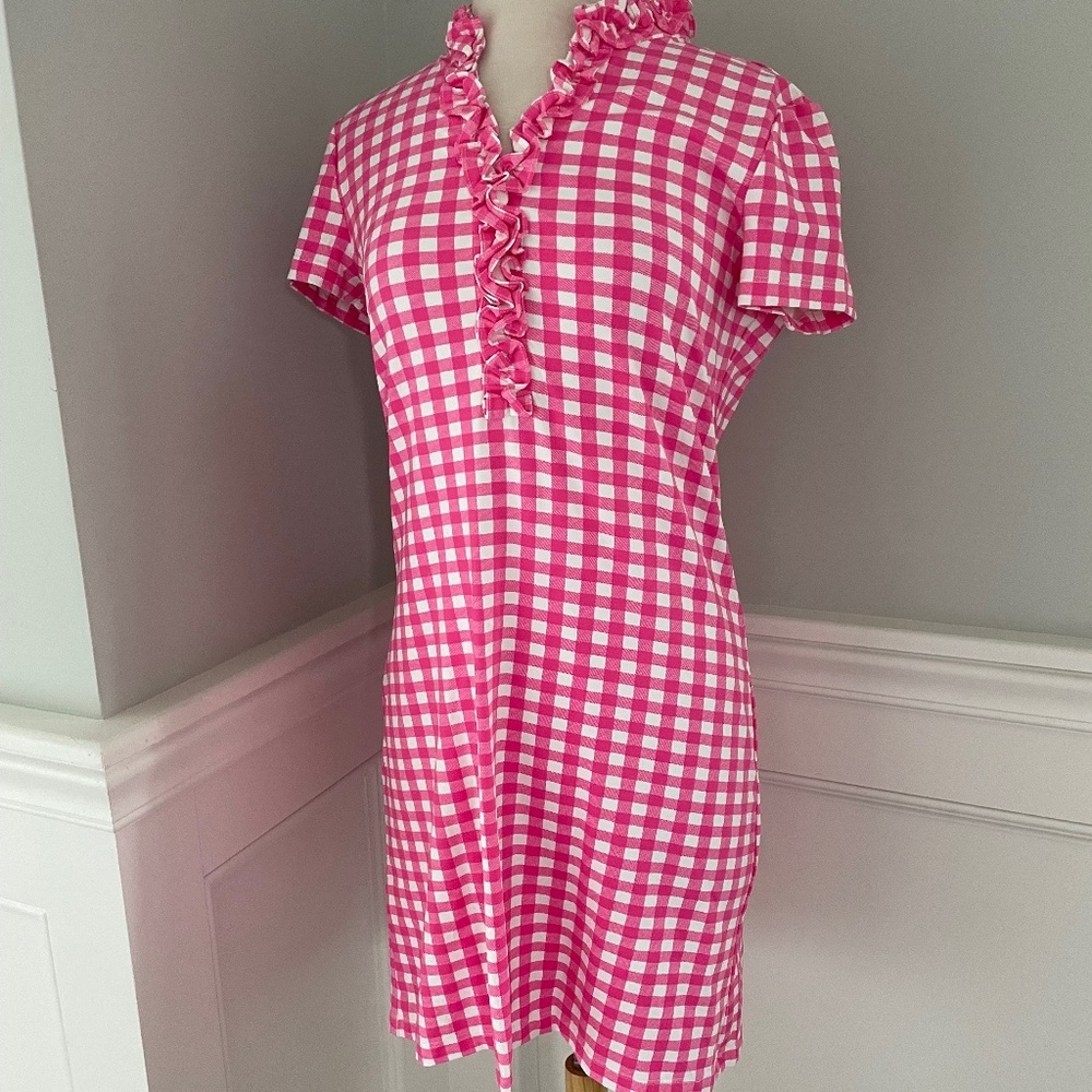 NWT SAILOR TO SAILOR BAILEY GINGHAM DRESS SIZE S!